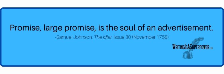 Promise Large Promise Samuel Johnson